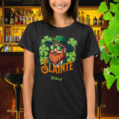 Slainte Irish Toast St Patrick's Day gepersonalise T-shirt