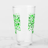 Sláinte Lucky Ierse Shamrocks Persoonlijke Pint Glas (Links)