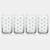 Slainte Lucky Shot Waterverf Stijl Shamrock Blikvorm Glas (Rechts)