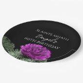 Slàinte mhath Thistle Verjaardag Papieren Bordje (Gekanteld)