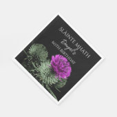 Slàinte mhath Thistle Verjaardag Servet (Hoek)