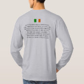 Slainte & Poem T-shirt (Achterkant)