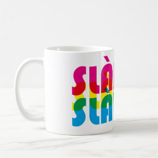 slàinte (proost in Schots-Gaelisch (Gàidhlig) Koffiemok