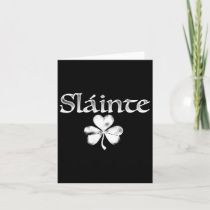 Slainte Saint Paddy's Shamrock Iers Goede Gezondhe Kaart
