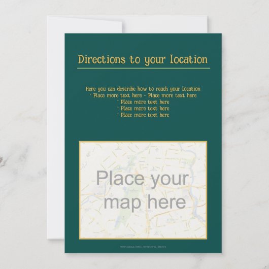 Slàinte! Saint Patrick's Day Pint van bier op groe Kaart (Achterkant)