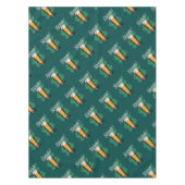 Slàinte! Saint Patrick's Day Pint van bier op groe Tafelkleed (Voorkant)