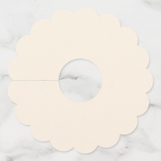 Slàinte! Saint Patrick's Day Pint van bier op groe Wijnglaslabel (Achterkant)