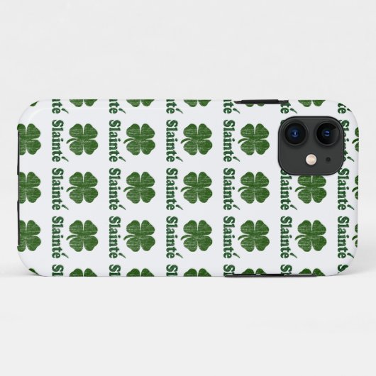 Slainte Shamrock Case-Mate iPhone Case (Achterkant (horizontaal))