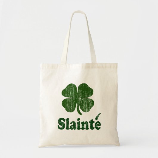 Slainte Shamrock Tote Bag (Voorkant)