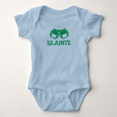 SLÁINTE sippy blauwe bodysuit (Voorkant)