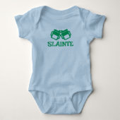 SLÁINTE sippy blue bodysuit  (Voorkant)