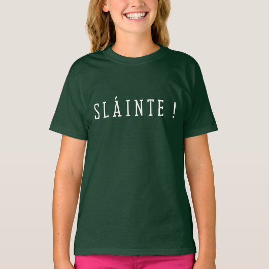 Slainte - St. Patrick Dag T-Shirt (Voorkant)