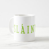 Slainte. St. Patrick Day Koffiemok (Voorkant links)