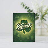 Slainte - St Patrick's Day Briefkaart (Staand voorkant)