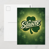 Slainte - St Patrick's Day Briefkaart (Voorkant / Achterkant)