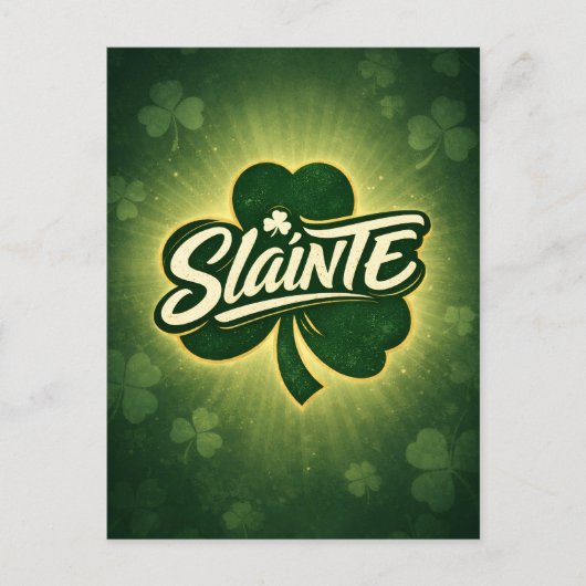 Slainte - St Patrick's Day Briefkaart (Voorkant)