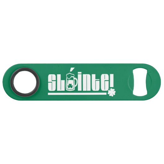 Sláinte. St. Patrick's Day Gift Speed Flessenopener (Voorkant (Horizontaal))
