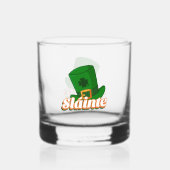 Sláinte St. Patrick's Day Whisky Glas (Achterkant)