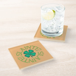 Slainte tan glas onderzetter
