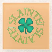 Slainte tan glas onderzetter (Voorkant)