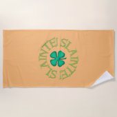 Slainte tan strandlaken (Voorkant)