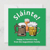 Sláinte van de DAG VAN PATRICK! Beers Feestdagenkaart (Voorkant)