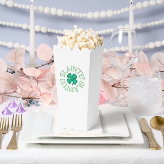 Slainte white popcorn boxes bedankdoosjes (Huwelijk)