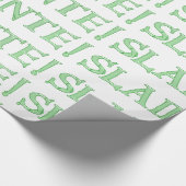 Slainte wit glanzend inpakpapier groot (Hoek)