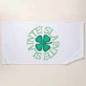 Slainte witte strandlaken (Voorkant)