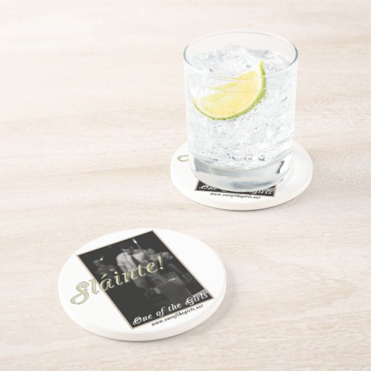 Sláinte! Zandsteen Onderzetter (Zijkant)