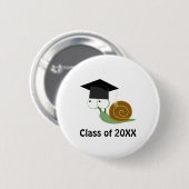 slak Afstuderen 20XX Ronde Button 5,7 Cm (Voorkant /achterkant)