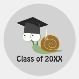slak Afstuderen 20XX Ronde Sticker
