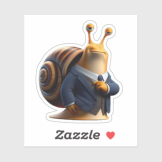 slak.baas slak sticker