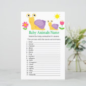 Slak Baby Animals Name Game (Staand voorkant)