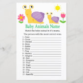 Slak Baby Animals Name Game (Voorkant)