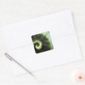 Slak Begonia Leaf Vierkante Sticker (Envelop)