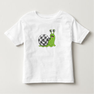 Slak bij Chess met Chessboard Kinder Shirts