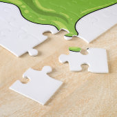 Slak bij Chess met Chessboard Legpuzzel (Zijkant)