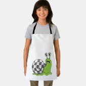 Slak bij Chess met Chessboard Schort (Insitu)