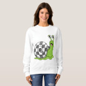 Slak bij Chess met Chessboard Trui (Voorkant volledig)