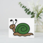 slak briefkaart (Staand voorkant)