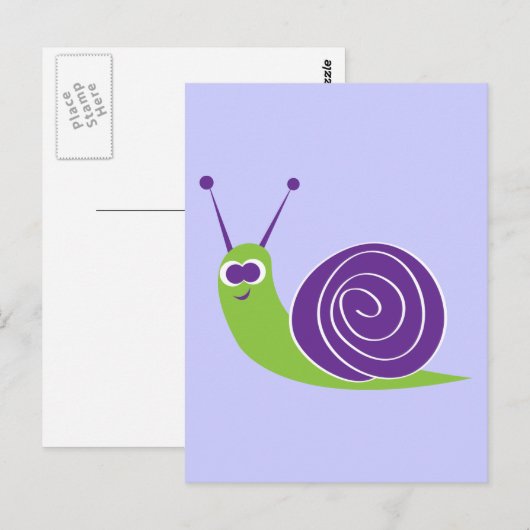 slak briefkaart (Voorkant / Achterkant)