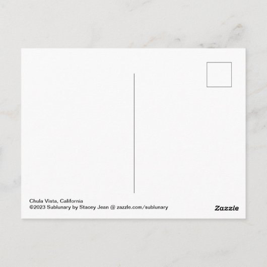 slak briefkaart (Achterkant)