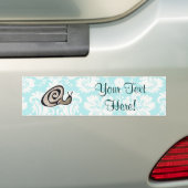 slak; Cute Bumpersticker (Op auto)