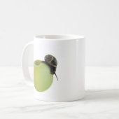 Slak en appel koffiemok (Voorkant links)