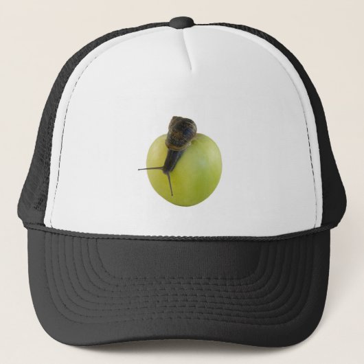 Slak en appel trucker pet (Voorkant)