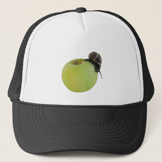 Slak en appel trucker pet (Voorkant)