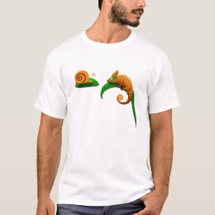 Slak en Chameleon T-shirt