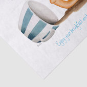 Slak en gestreept bekertje tissuepapier (Detail)