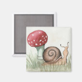 Slak en paddenstoel magneet (Voorkant / Achterkant)